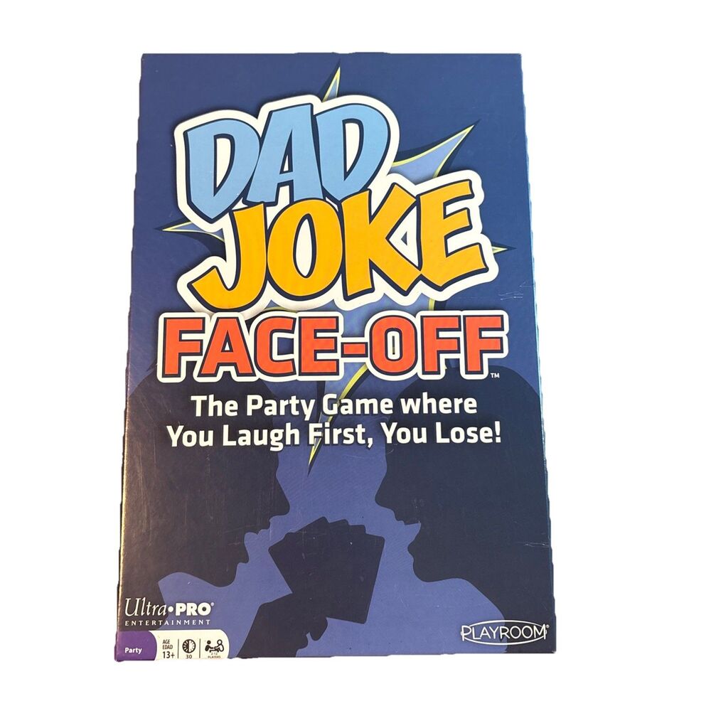 Ultra Pro 2018 Dad Joke Face Off Card Game Ages 13+ 2-12 Players COMPLETE